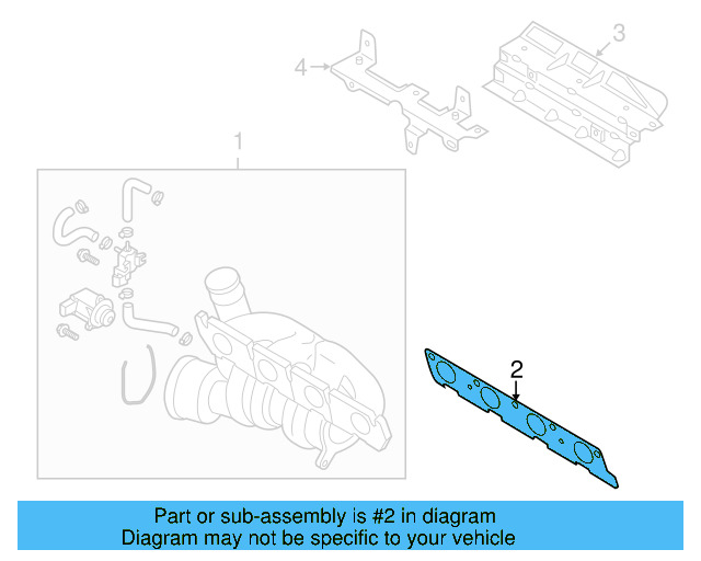 Exhaust Manifold Gasket 06F-253-039-F - View 29