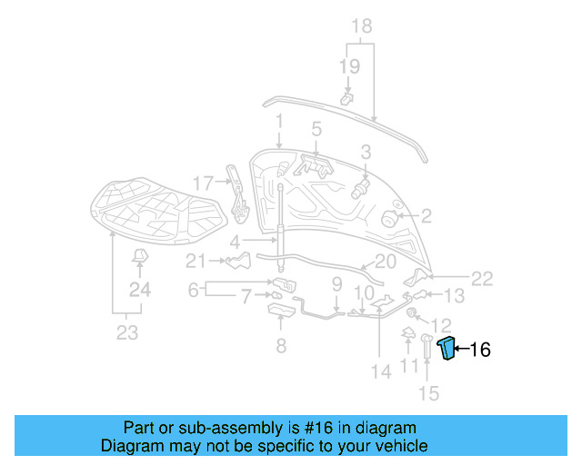 Bracket 1K1-823-633-B - View 29
