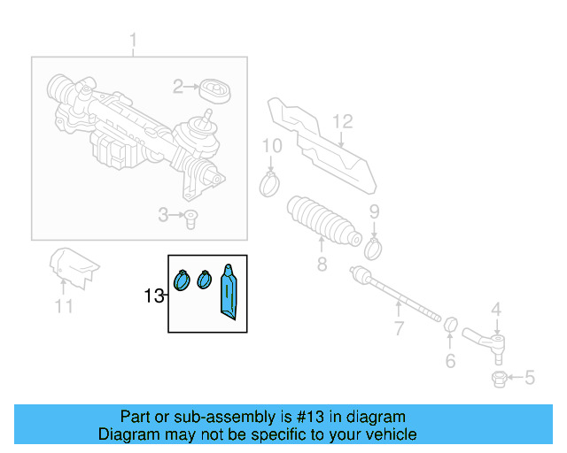 Repair Kit 1K0-498-970-A - View 25