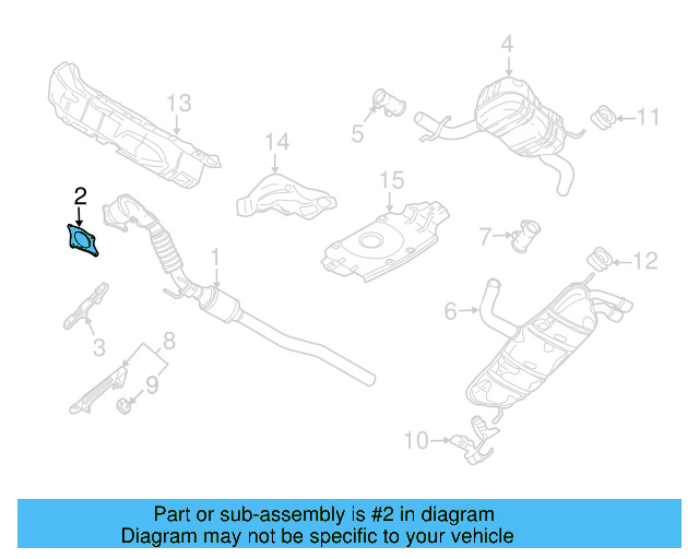 Converter & Pipe Gasket 1K0-253-115-AB - View 37