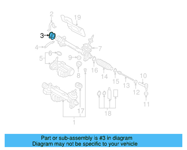 Gear Assembly Rubber Mount 1K0-423-884-A - View 3
