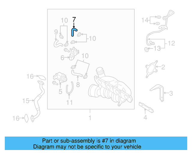 Upper Hose 06J-145-718-F - View 28
