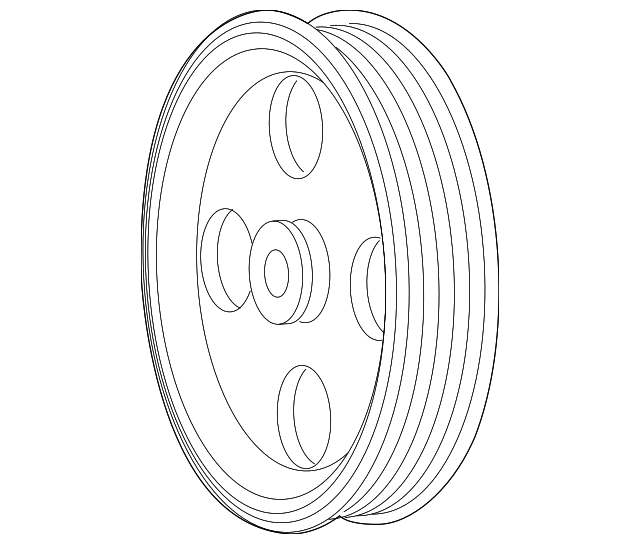 Power Steering Pulley 7B0-145-255-A - View 2