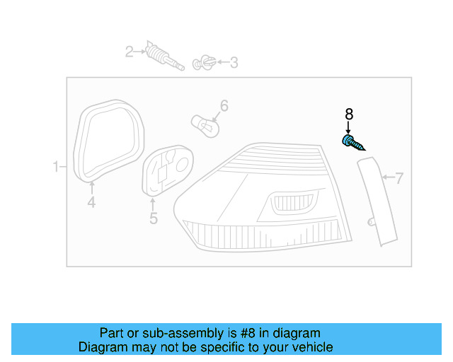 Combo Lamp Assembly Bolt 7E0-945-229 - View 16