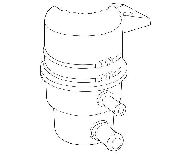 Power Steering Pump Reservoir 7B0-422-371-A - View 3