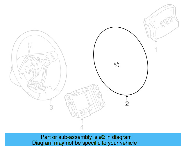 Steering Wheel 3B0-419-091-M-E74