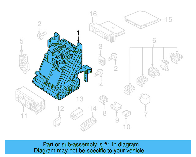 Mount Bracket 5C0-907-372 - View 7
