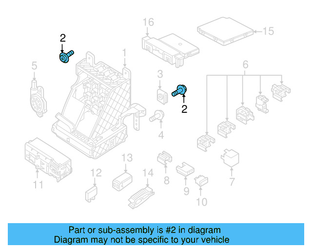 Front Mount Bracket Bolt N-910-799-01 - View 55