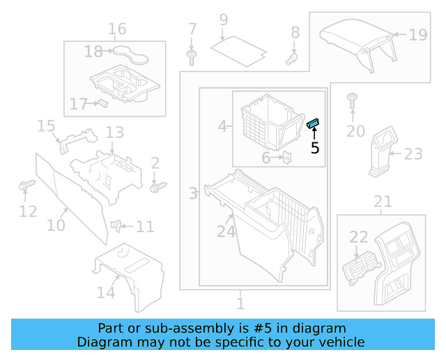 Lower Trim Panel Retainer Clip 3C8-867-190 - View 39