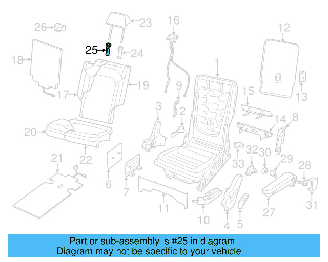 Headrest Guide 5TA-883-920-A-82V - View 20