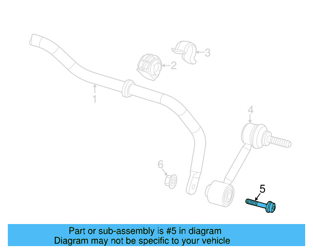 Stabilizer Link Bolt WHT-000-226 - View 35