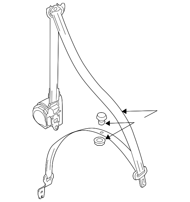 Seat Belt Assembly 561-857-706-E-RAA