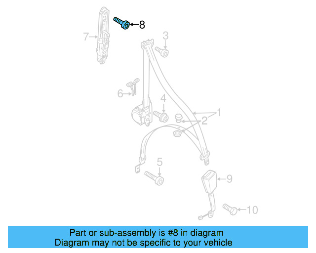 Adjuster Bolt N-105-724-01 - View 8