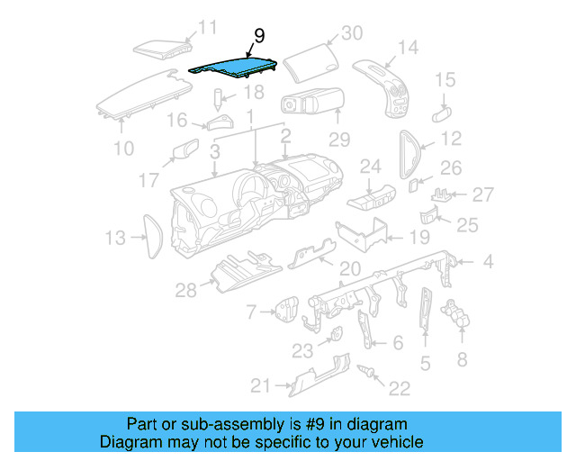 Outer Cover 1C0-819-402-E-62J - View 12