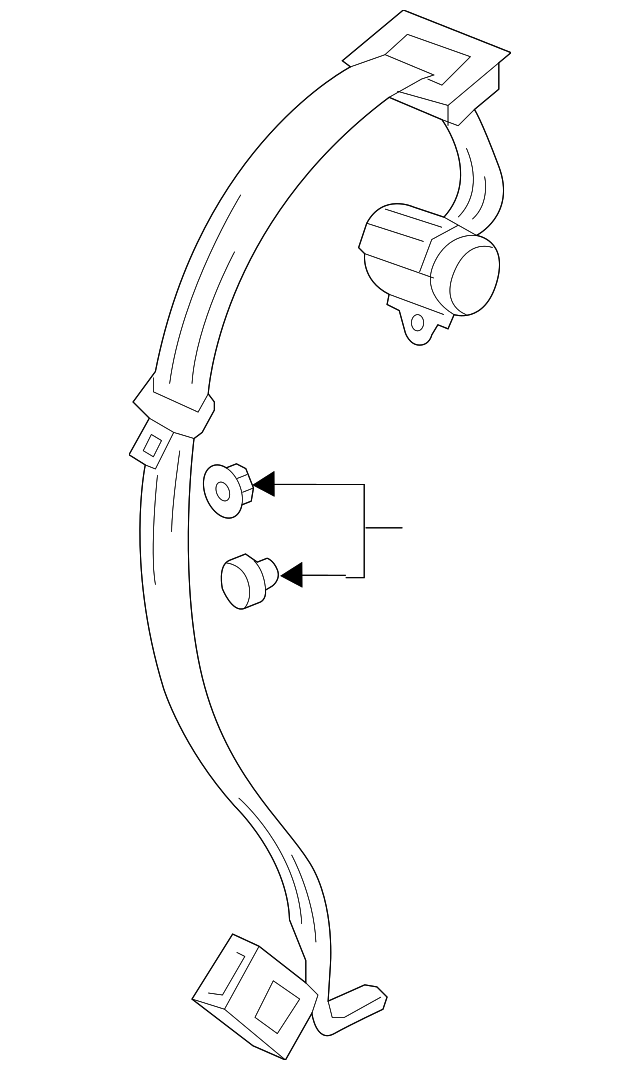 Center Seat Belt 561-857-807-UHQ