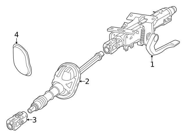 Steering Column 1EA-419-512-F