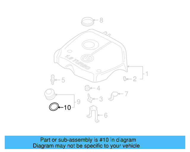 Filler Cap Gasket 06A-103-483-D - View 69