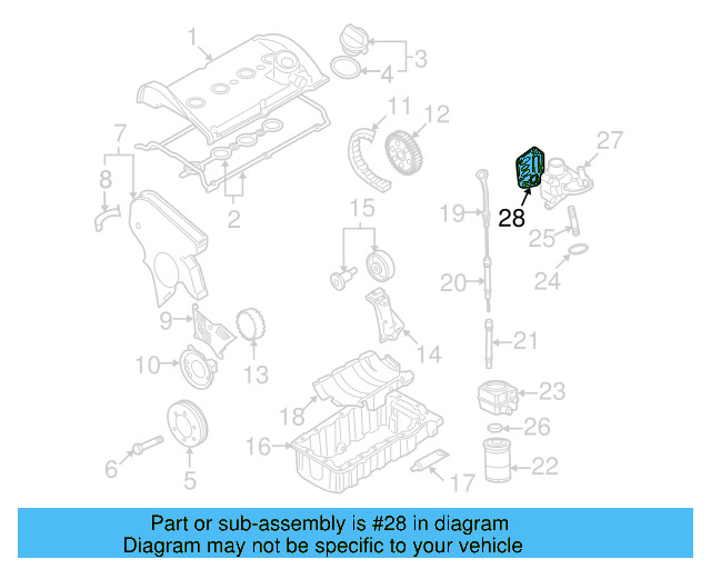Engine Oil Cooler O 038-117-070-A - View 69