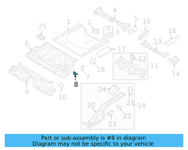 Front Retainer 5Q0-803-781-A - View 6