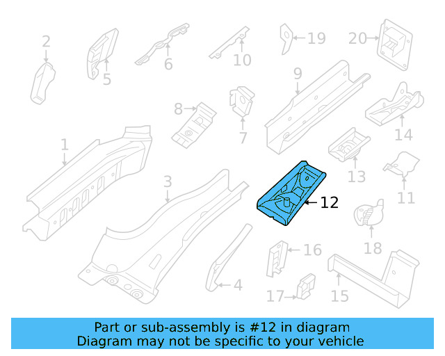 Front Mount Bracket 1EA-801-771 - View 2