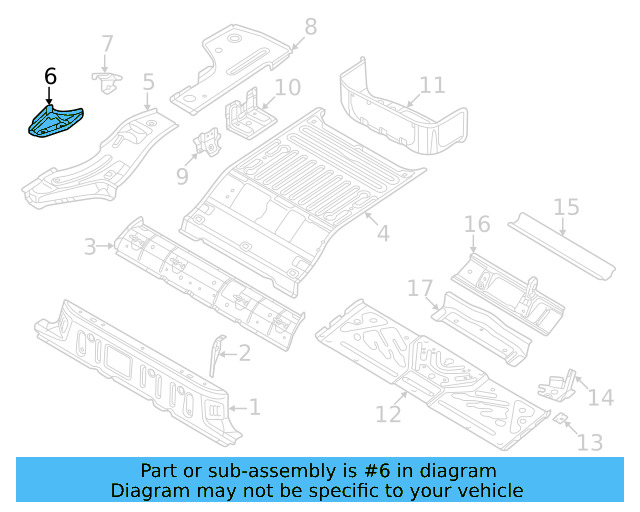 Rear Extension Rear Support 1EA-802-297