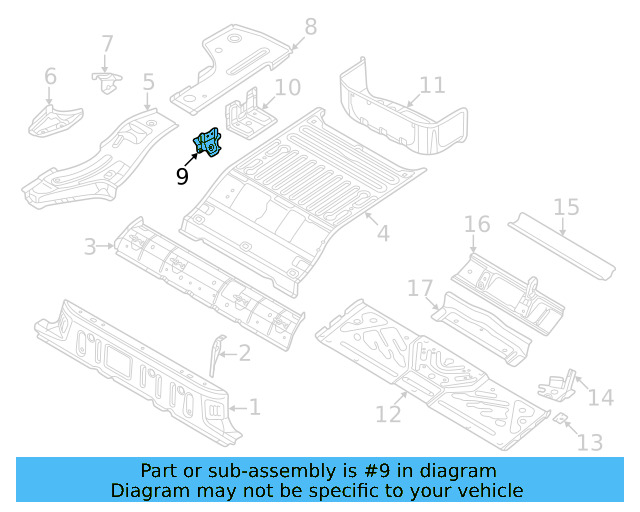 Rear Extension Side Reinforced 1EA-804-453-A - View 4