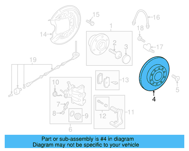 Disc Brake Rotor Rear 5Q0-615-601-D - View 22