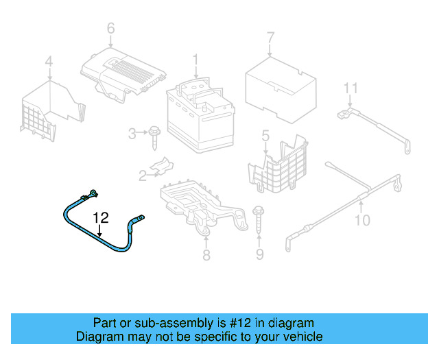 Ground Cable 1K0-971-250-L - View 24