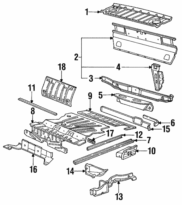 Luggage Compartment 307-803-909-1