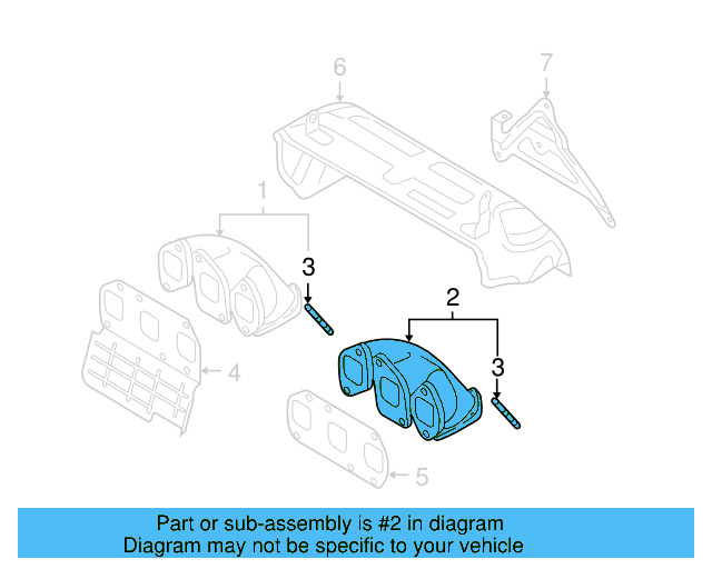 Exhaust Manifold 03H-253-031-C