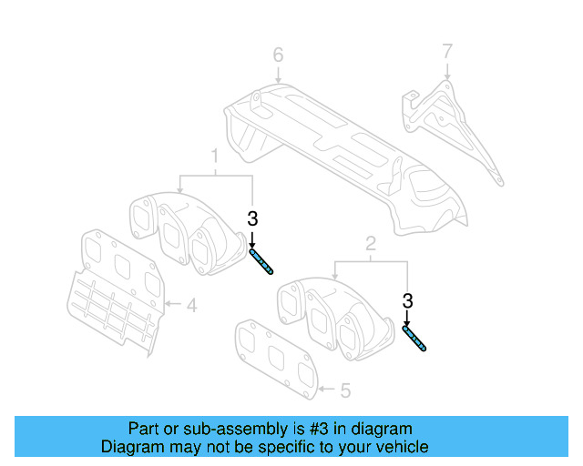 Exhaust Manifold Stud N-044-520-3 - View 26