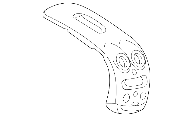 Center Bezel 1C0-858-069-G-62J - View 3