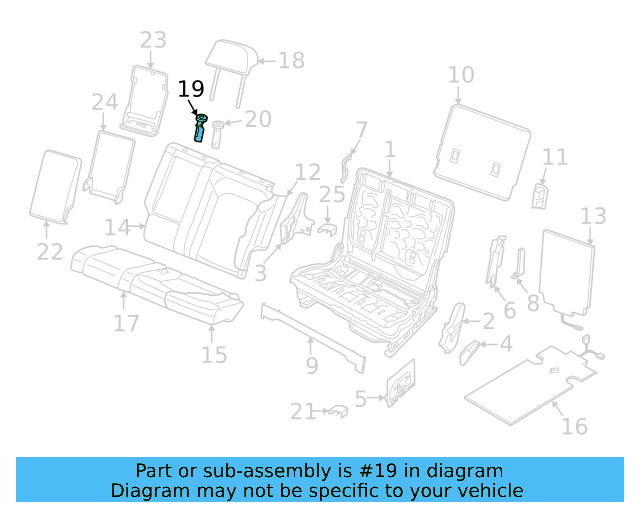 Headrest Guide 5TA-883-920-A-82V - View 9