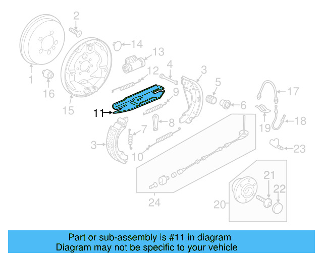 Parking Brake Cable Equalizer 1J0-609-820-B - View 3