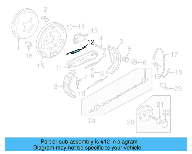 Tension Spring 1J0-609-707-A