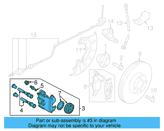Bracket 1K0-611-846-B - View 22