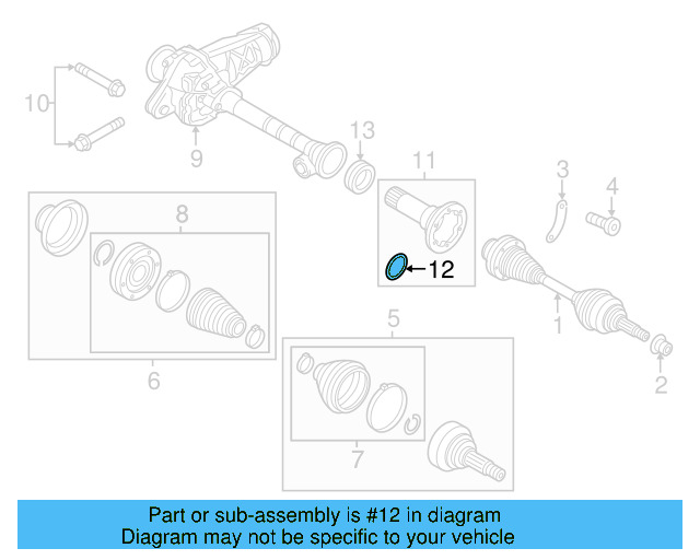 Stub Shaft Ring 0AA-409-375-C - View 15