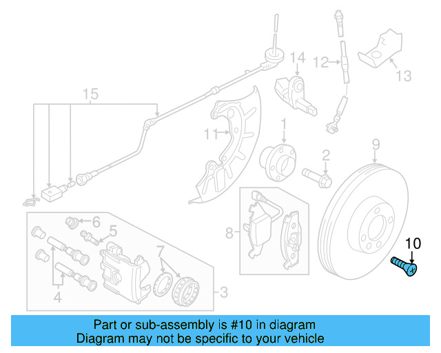 Brake Lining Front 3C0-698-151-K - View 50