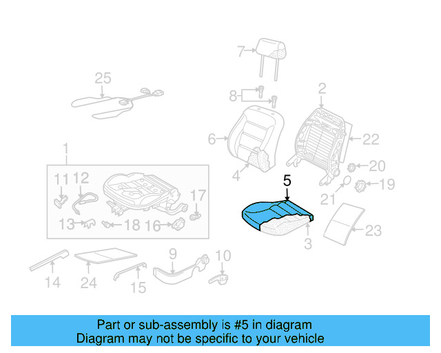 Seat Cover 1J0-881-405-BE-PDB