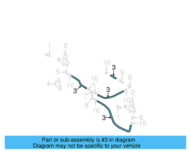 Washer Hose 1J0-955-964-F - View 34