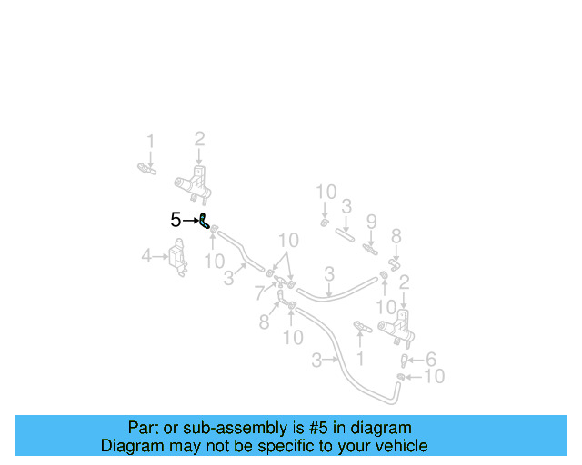 Washer Hose Joint 1J0-955-875-C - View 17