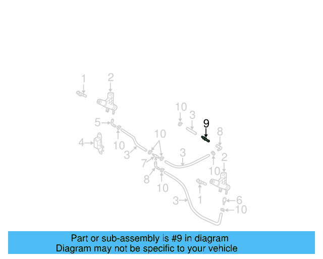 Pressure Cylinder Joint 1J0-955-665-E - View 12