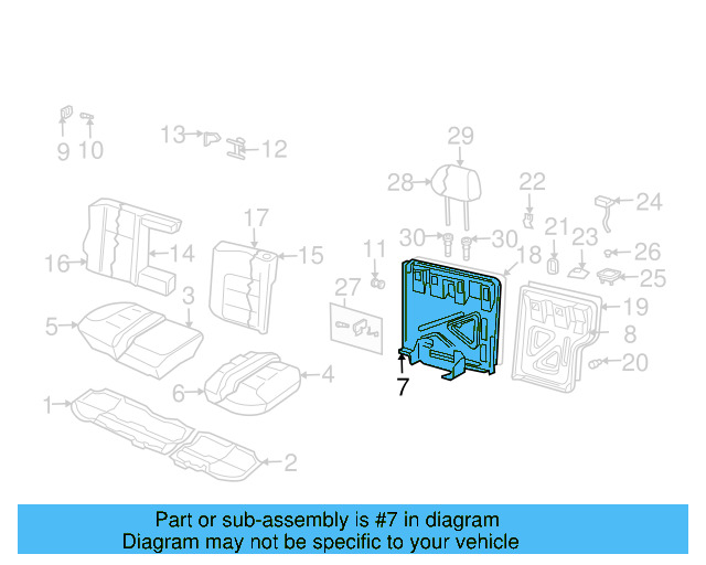 Headrest 1J0-881-901-BA-JGG
