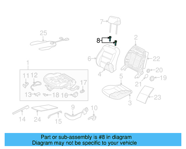 Headrest Guide 1J0-881-920-E-U71 - View 27