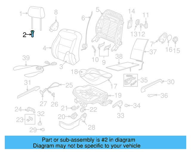 Headrest Guide 1K0-881-920-H-U71