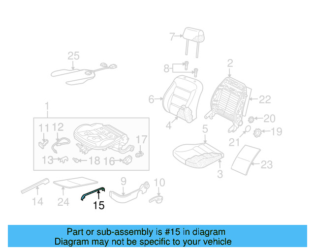 Channel Cover 1J0-881-347-D-71N - View 16