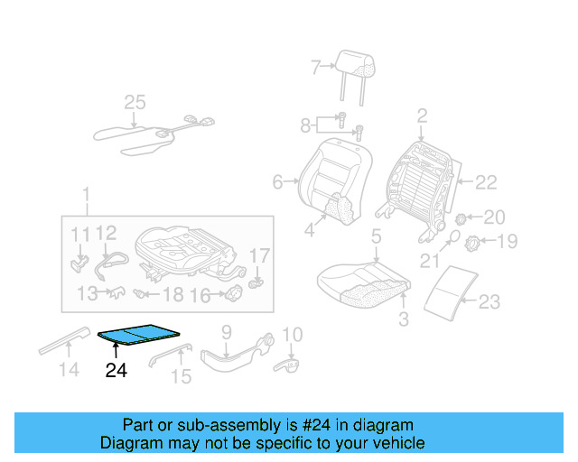 Seat Cushion Heater 1J0-963-555-D - View 8