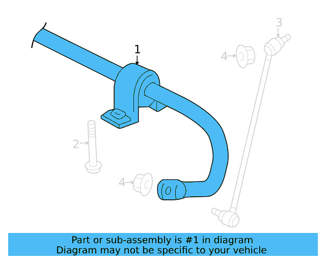 Stabilizer Bar 5QM-411-303-B - View 2