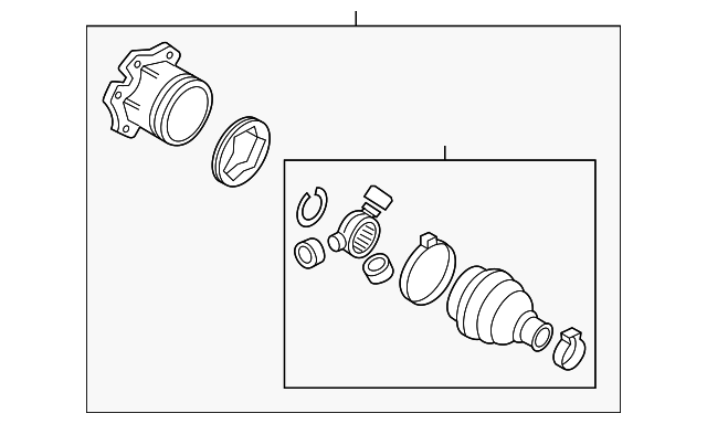 Inner Joint Assembly 3C0-498-103-NX
