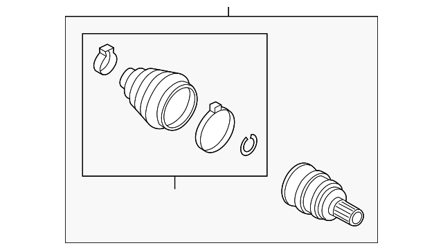 Outer Joint Assembly 5C0-498-099-D - View 27